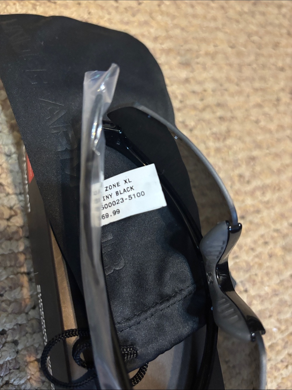 Under Armour Black Wrap Sunglasses - Picture 2 of 6
